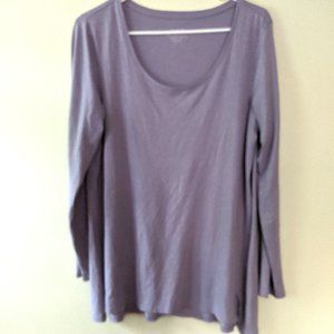 J. Jill  Pure Jill Purple-Blue Long Sleeve…